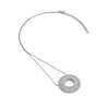 Thumbnail Image 2 of Hot Diamonds Sterling Silver Sunburst Circle Pendant Necklace