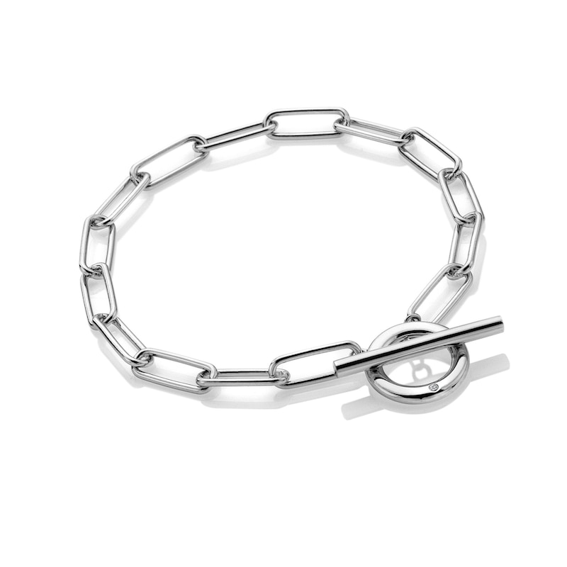 Main Image 2 of Hot Diamonds Sterling Silver Linked T-Bar Bracelet