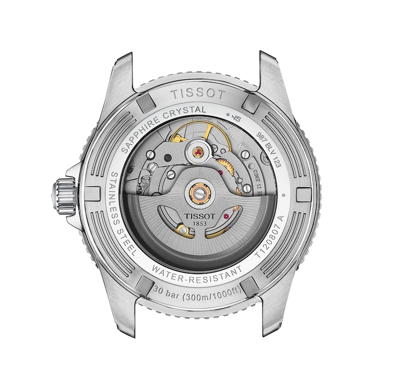 Main Image 2 of Tissot Seastar Men's 40mm Black Dial Stainless Steel Bracelet Watch