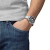 Thumbnail Image 4 of Tissot Seastar Men's 40mm Black Dial Stainless Steel Bracelet Watch