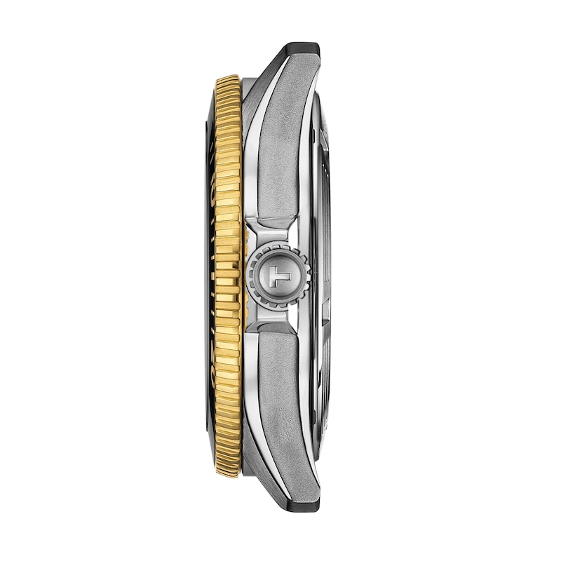 Main Image 3 of Tissot Seastar Men's 40mm Black Dial Two Tone Stainless Steel Bracelet Watch