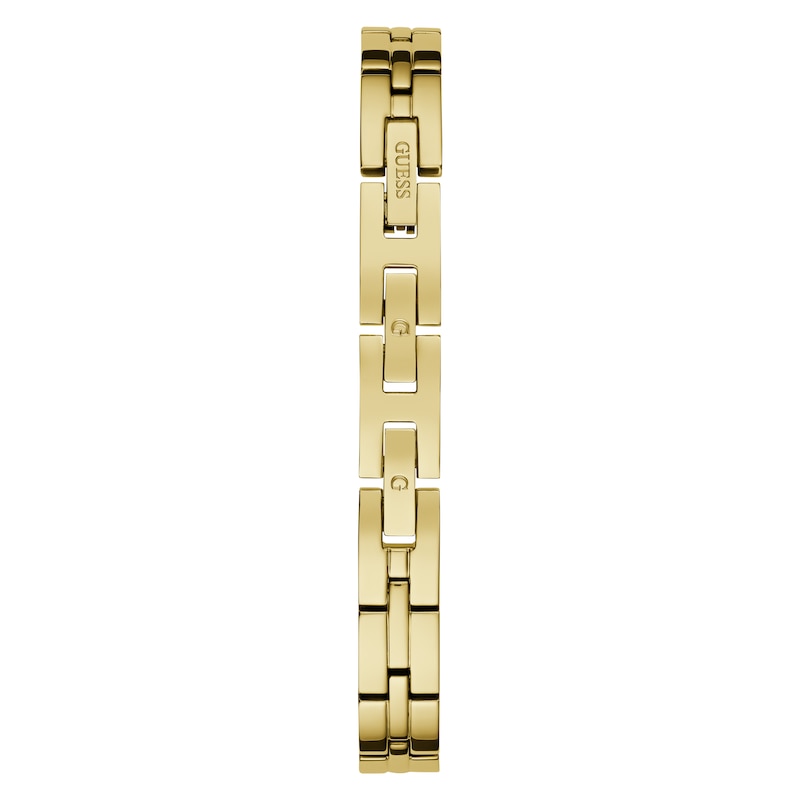 Main Image 3 of Guess Ladies' Gold Tone Stone Set Half Bangle Watch