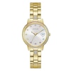 Thumbnail Image 1 of Guess Ladies' Multicoloured Stone Set Heart Detail Gold Tone Bracelet Watch