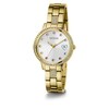 Thumbnail Image 5 of Guess Ladies' Multicoloured Stone Set Heart Detail Gold Tone Bracelet Watch