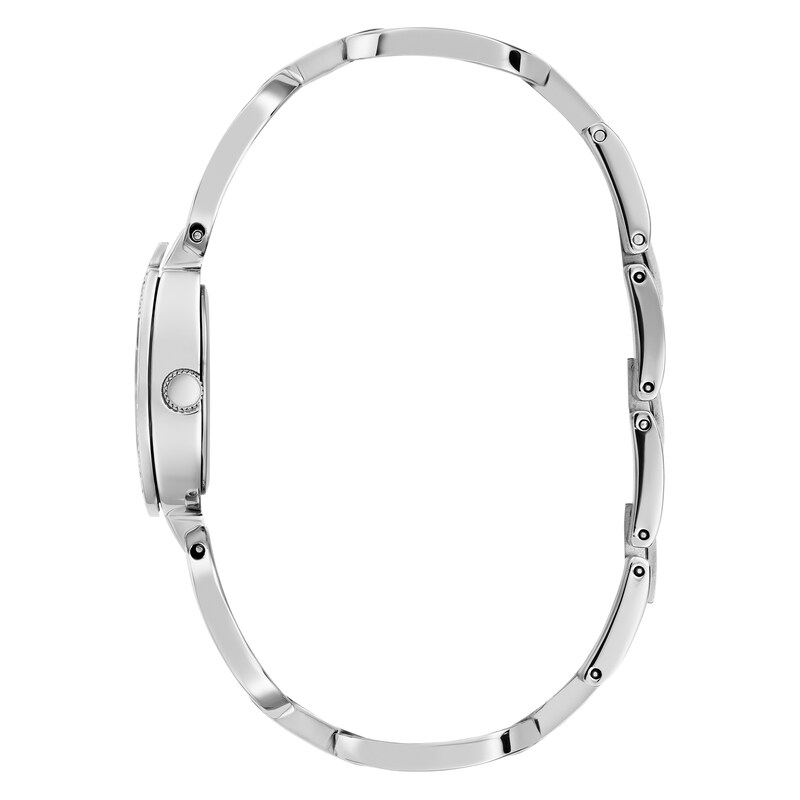 Main Image 2 of Guess Ladies' G Case Detail Silver Tone Link Bracelet Watch