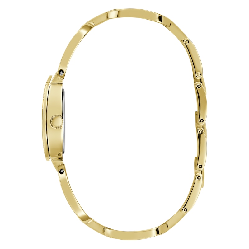 Main Image 2 of Guess Ladies' G Case Detail Gold Tone Link Bracelet Watch