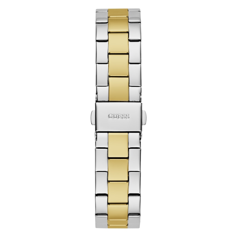 Guess Ladies' Green Dial Two Tone Bracelet Watch