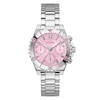 Thumbnail Image 1 of Guess Ladies' Pink Dial Stainless Steel Bracelet Watch