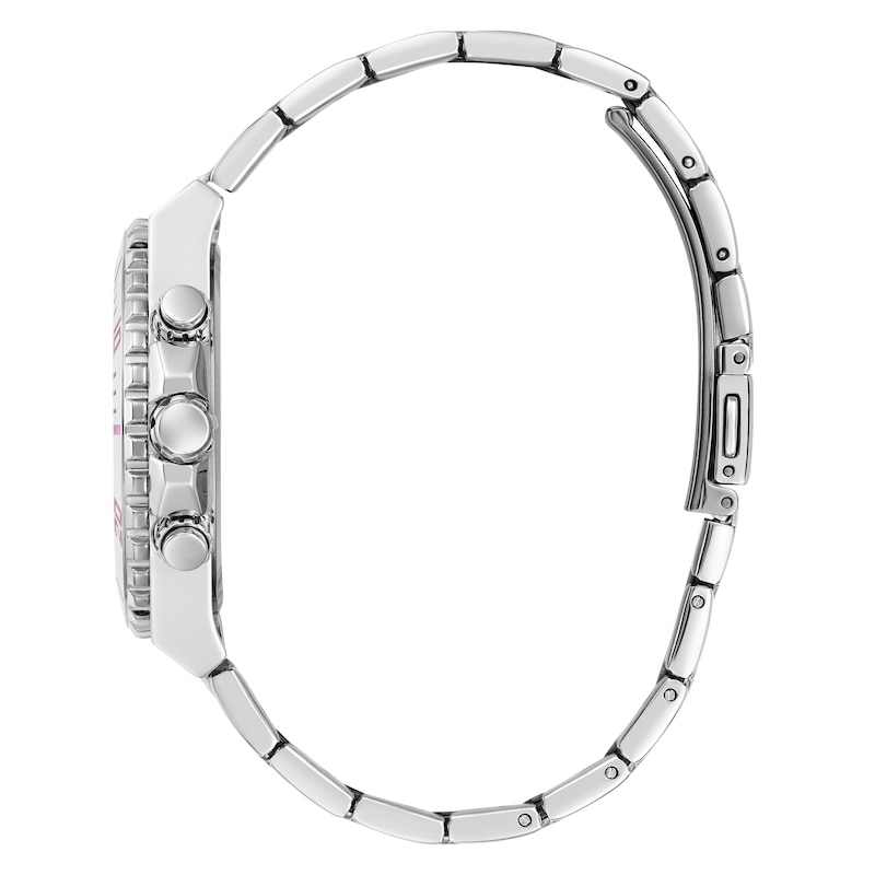Main Image 2 of Guess Ladies' Pink Dial Stainless Steel Bracelet Watch