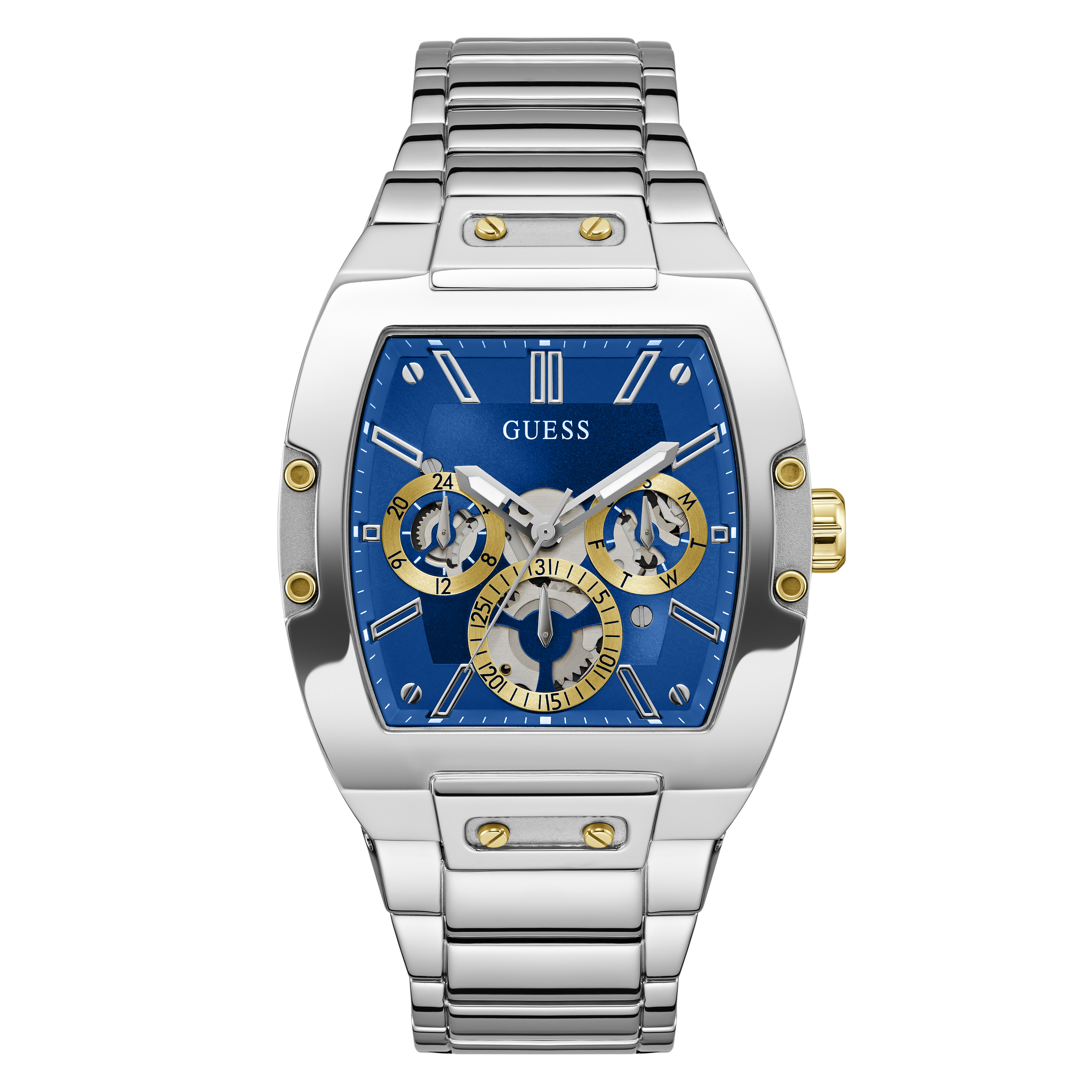 Main Image 1 of Guess Men's Blue Chronograph Dial Stainless Steel Bracelet Watch