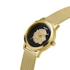 Thumbnail Image 4 of Guess Men's Gold Tone Logo Head Detail Gold Tone Mesh Strap Watch