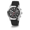 Thumbnail Image 4 of Guess Men's Black Chronograph Dial Black Leather Strap Watch