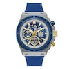 Thumbnail Image 1 of Guess Men's Skeleton Dial Blue Nylon Strap Watch