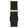 Thumbnail Image 3 of Guess Champagne Logo Dial Black Silicone Strap Watch