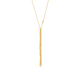 Michael Kors Ladies' Astor Link 14ct Gold Plated Lariat Necklace