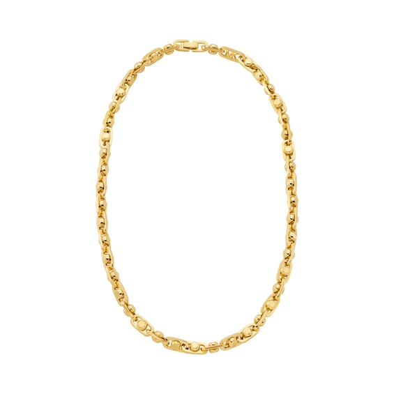 Michael Kors Ladies Astor Link 14ct Gold Plated Chain Neckla