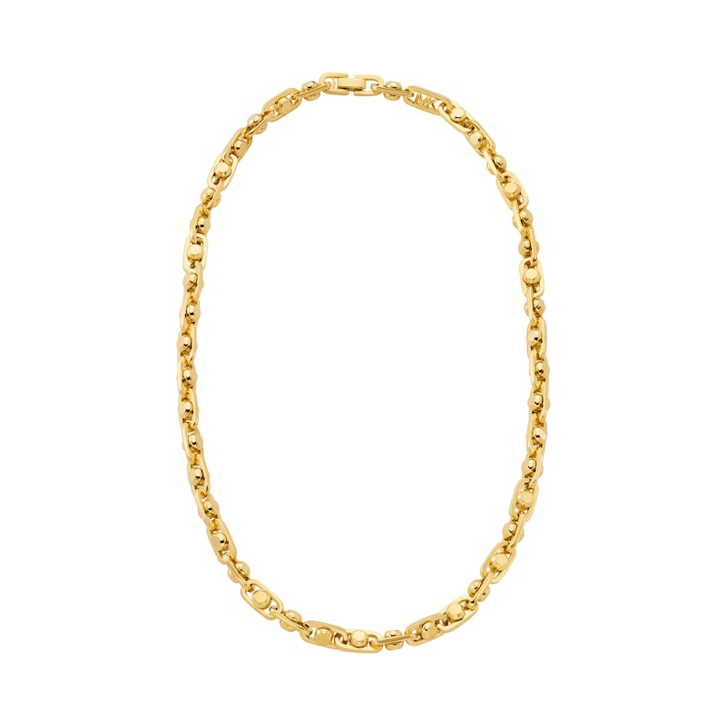 Main Image 1 of Michael Kors Ladies' Astor Link 14ct Gold Plated Chain Necklace