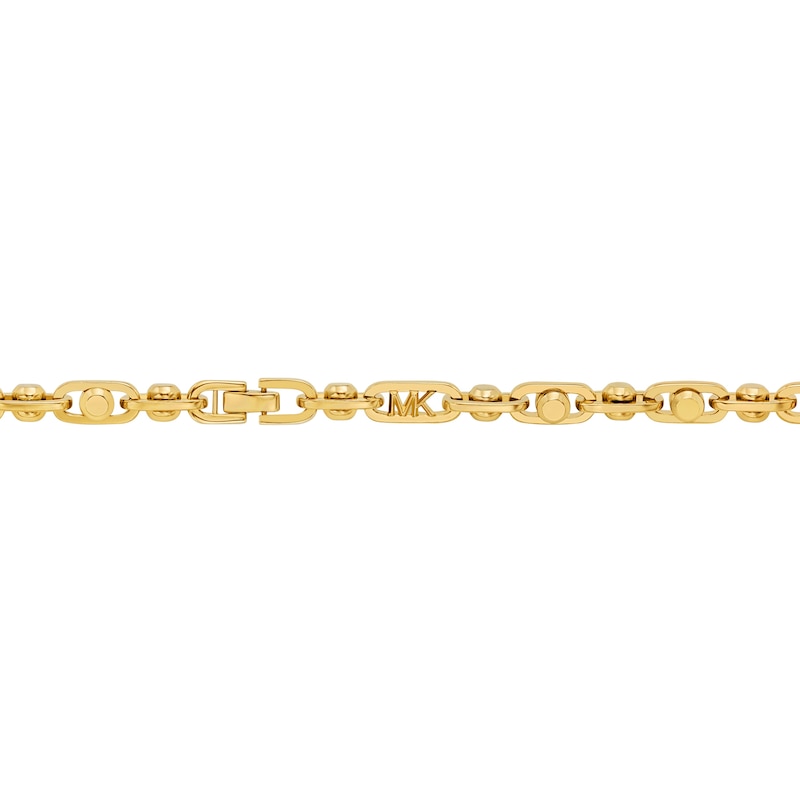 Main Image 2 of Michael Kors Ladies' Astor Link 14ct Gold Plated Chain Necklace