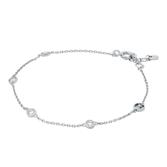 Michael Kors Ladies Kors Brilliance Sterling Silver Rhodium 
