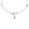 Thumbnail Image 2 of Michael Kors Ladies' Kors Brilliance Sterling Silver Rhodium Plated Station Bracelet