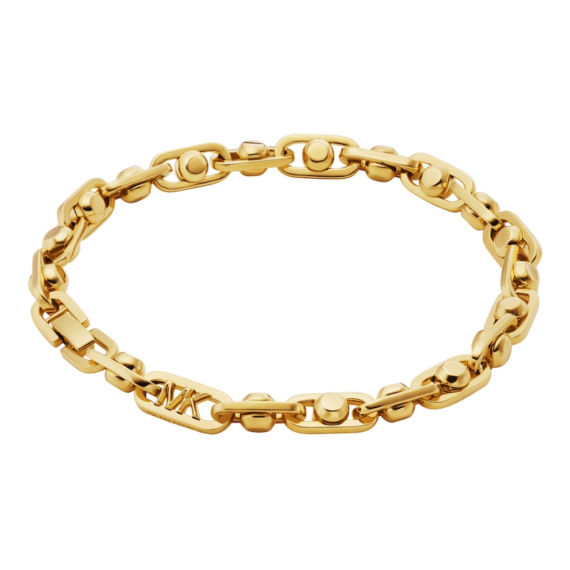 Main Image 1 of Michael Kors Ladies' Astor Link 14ct Gold Plated Chain Bracelet