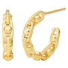 Thumbnail Image 1 of Michael Kors Ladies' Astor Link 14ct Gold Plated Chain Hoop Earrings
