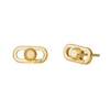 Thumbnail Image 1 of Michael Kors Ladies' Astor Link 14ct Gold Plated Chain Stud Earrings