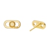 Thumbnail Image 2 of Michael Kors Ladies' Astor Link 14ct Gold Plated Chain Stud Earrings