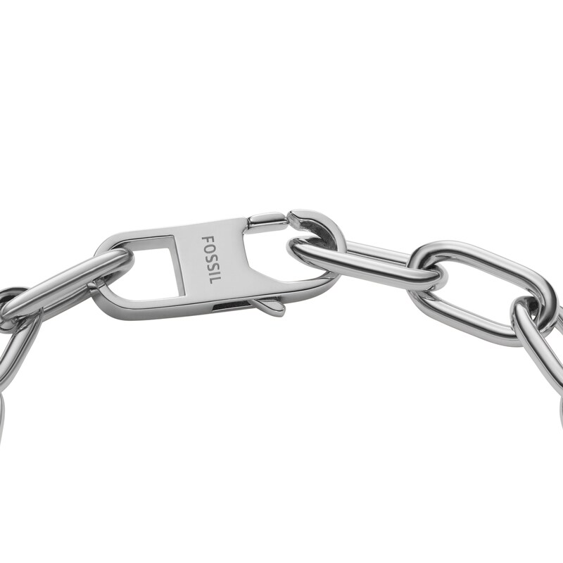 Main Image 3 of Fossil Women's Harlow Linear Texture Heart Station Bracelet