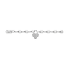 Thumbnail Image 4 of Fossil Women's Harlow Linear Texture Heart Station Bracelet