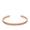 Thumbnail Image 0 of Fossil Harlow Ladies' Linear Texture Rose Gold Tone Cuff Bracelet
