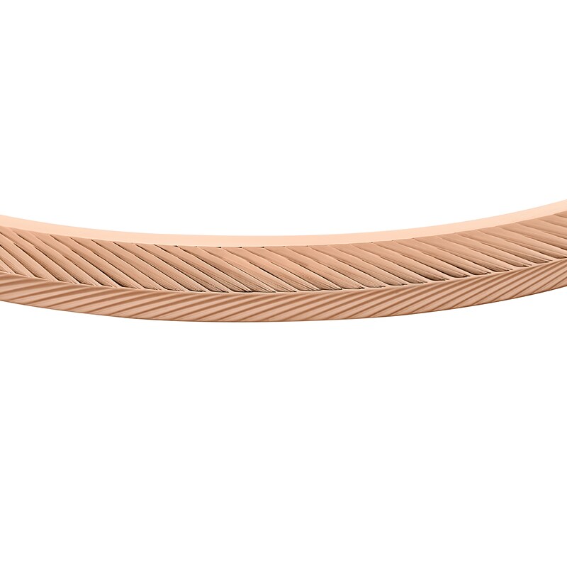 Main Image 3 of Fossil Harlow Ladies' Linear Texture Rose Gold Tone Cuff Bracelet