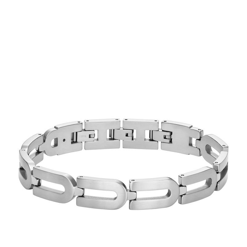 Main Image 1 of Fossil Men's Stainless Steel Heritage D-Link ChainChain Bracelet