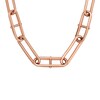 Thumbnail Image 1 of Fossil Heritage Ladies' D-Link Rose Gold Tone Chain Necklace