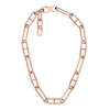 Thumbnail Image 3 of Fossil Heritage Ladies' D-Link Rose Gold Tone Chain Necklace