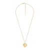 Thumbnail Image 3 of Fossil Women's Harlow Linear Texture Heart Gold TonePendant Necklace