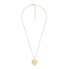 Thumbnail Image 4 of Fossil Women's Harlow Linear Texture Heart Gold TonePendant Necklace