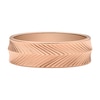 Thumbnail Image 0 of Fossil Harlow Ladies' Linear Texture Rose Gold Tone Ring - Size L
