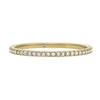 Thumbnail Image 1 of Fossil All Stacked Up Ladies' Gold Tone Crystal Ring - Size L