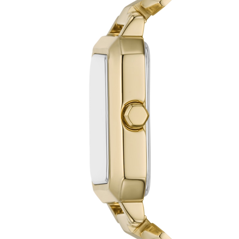 Armani Exchange Ladies' Gold Tone Stainless Steel Bracelet Watch