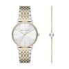 Thumbnail Image 0 of Armani Exchange Ladies' Two Tone Stainless Steel Watch and Bracelet Set