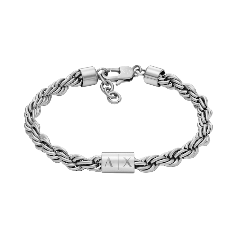 Armani Exchange Men's Stainless Steel Chain Bracelet