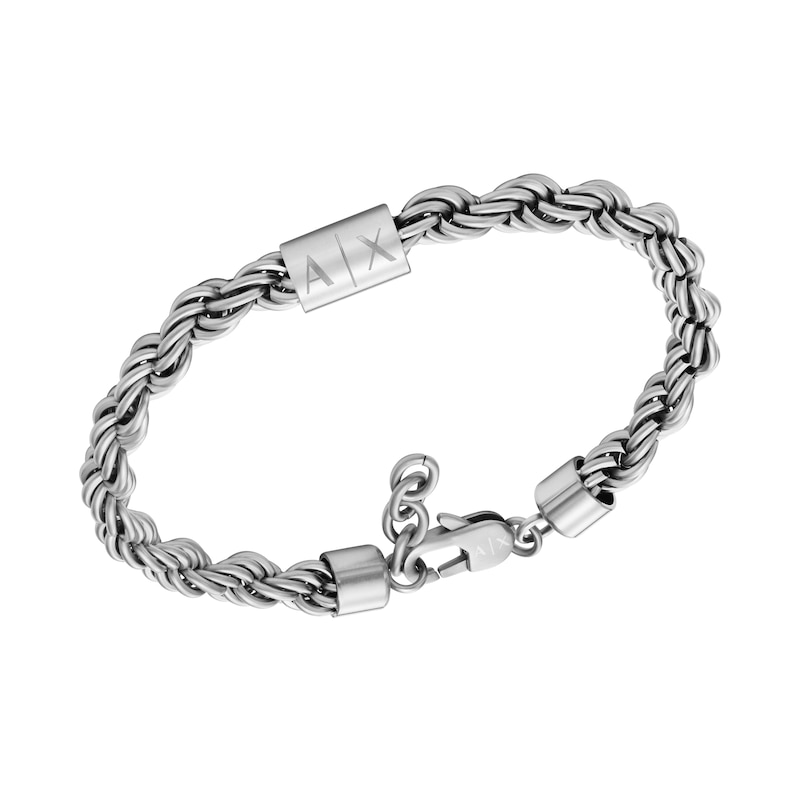 Armani Exchange Men's Stainless Steel Chain Bracelet