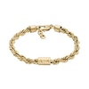 Thumbnail Image 0 of Armani Exchange Men's Gold Tone Stainless Steel Chain Bracelet