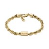 Thumbnail Image 1 of Armani Exchange Men's Gold Tone Stainless Steel Chain Bracelet