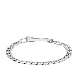 Diesel Men's Stainless Steel Curb Chain Bracelet