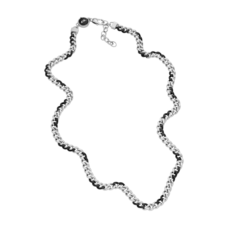 Main Image 2 of Diesel Men's Two-Tone Stainless Steel Curb Chain Necklace