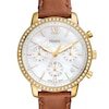Thumbnail Image 1 of Fossil Neutra Ladies' MOP Dial Brown Leather Strap Watch