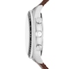 Thumbnail Image 3 of Fossil Sport Tourer Men's Cream Chronograph Dial Brown Leather Strap Watch