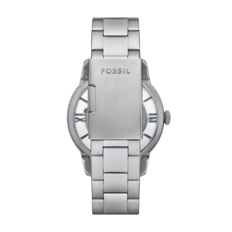 Fossil Townsman Men's Skeleton Dial Stainless Steel Bracelet Watch
